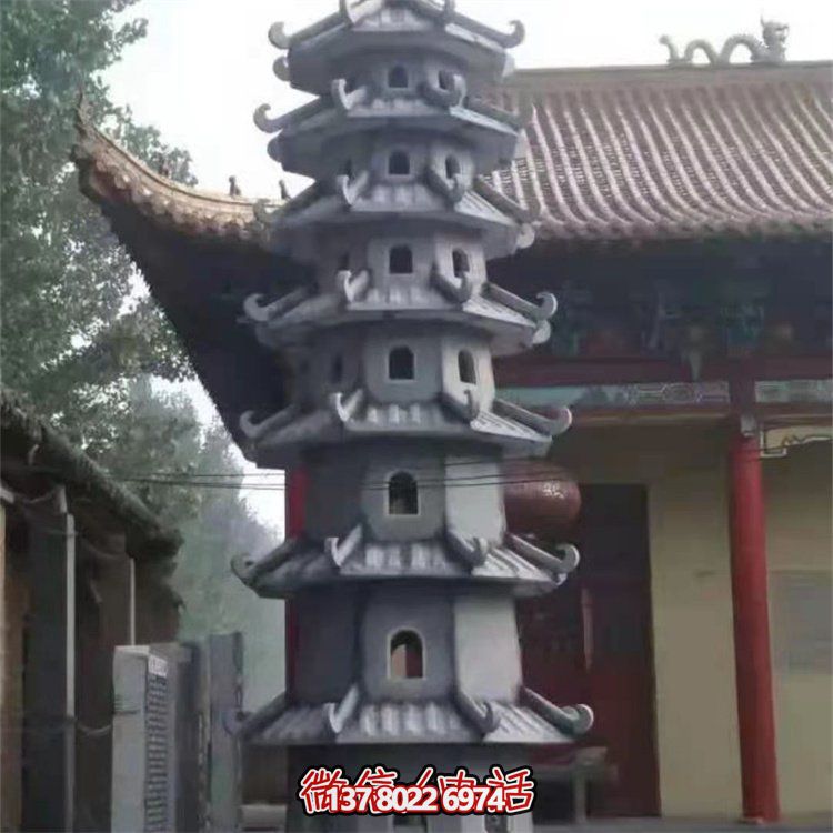 大理石石雕佛塔雕塑，傳承古老文明