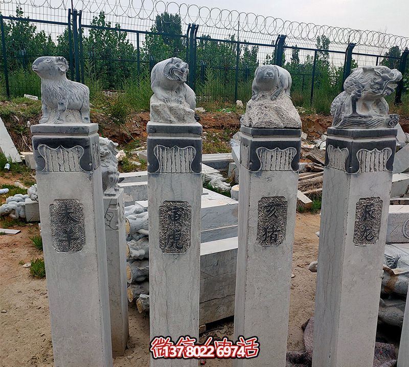 仿古青石神秘別墅門(mén)前拴馬柱裝飾擺件 仿古青石神秘別墅門(mén)前拴馬柱裝飾擺件