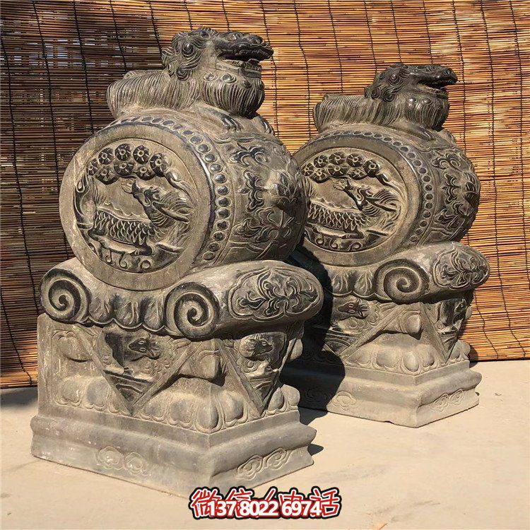 仿古石門(mén)墩，精致唯美