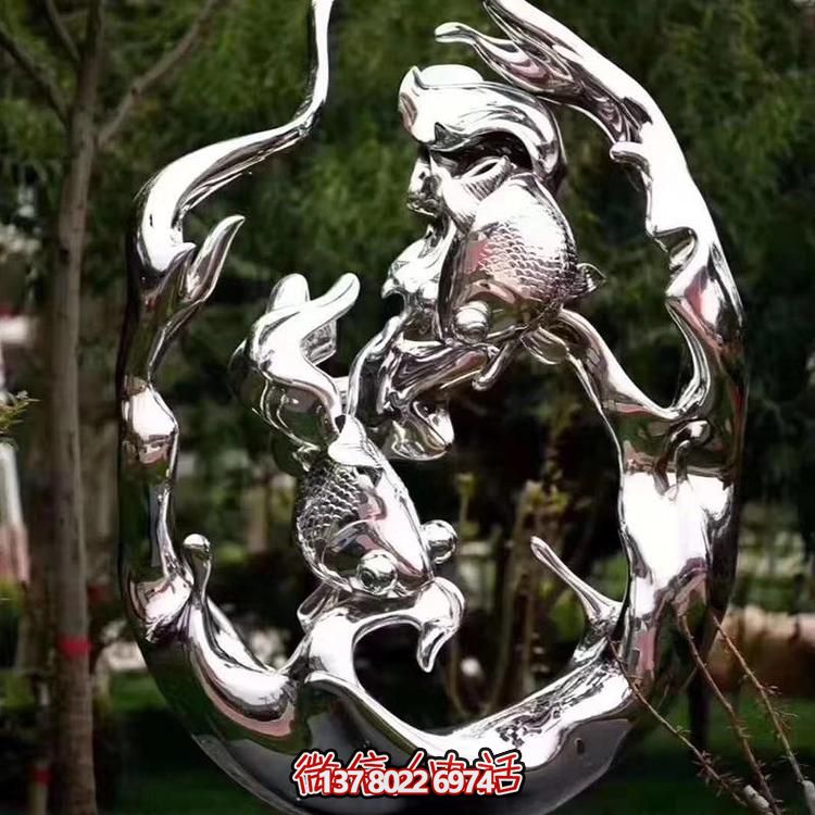 不銹鋼雕塑，為景觀廣場(chǎng)和園林增添抽象藝術(shù)