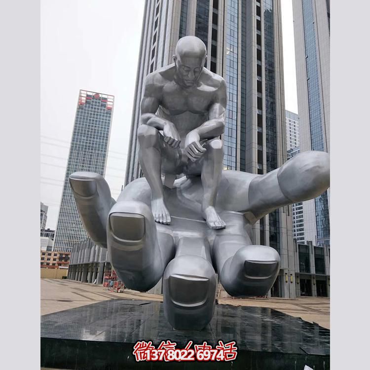 大型不銹鋼創(chuàng)意人物景觀雕塑——鐫刻在商業(yè)街、商業(yè)廣場的精美絕倫