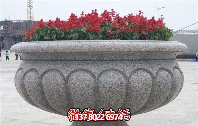 精美大理石花盆雕塑，點綴你的廣場