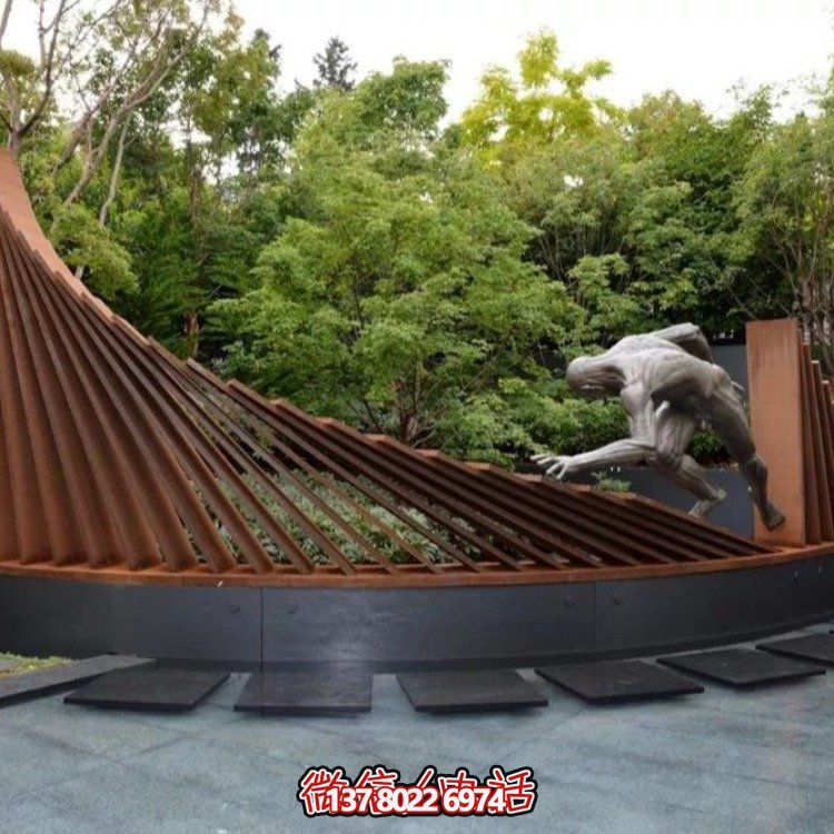 不銹鋼景觀雕塑，創意裝點公園戶外園林
