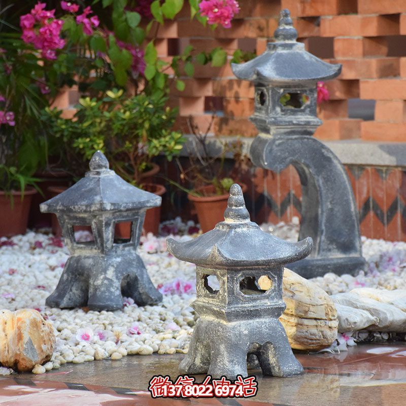 傳統(tǒng)日式風(fēng)格宮燈裝飾，安置禪意擺件雕塑，為你的別墅和民宿增添創(chuàng)意