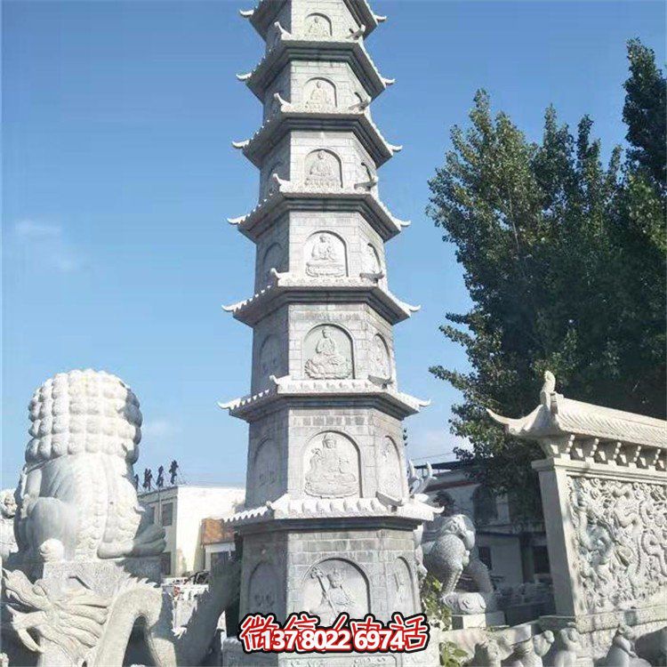 古典佛教雕塑藝術(shù)——精美青石舍利塔、石塔寺、佛塔