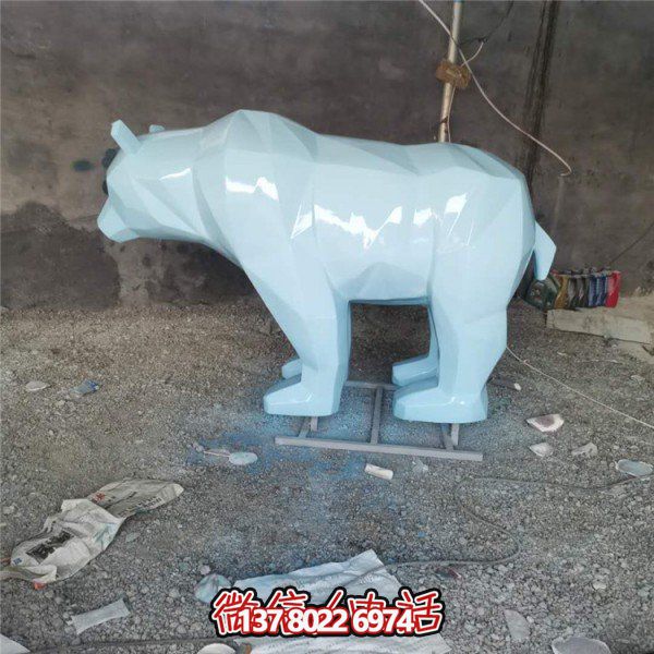 玻璃鋼幾何雕塑，裝飾動物園園林和戶外空間