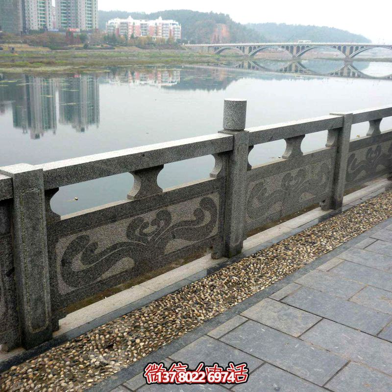 公園湖邊大理石浮雕花紋欄板欄桿 公園湖邊大理石浮雕花紋欄板欄桿