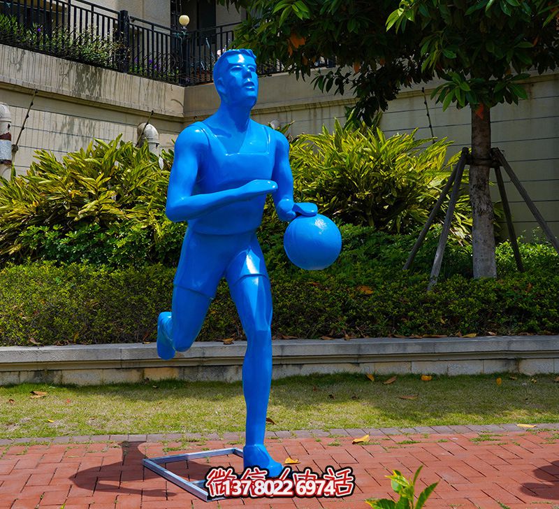 公園體育廣場打籃球運動景觀玻璃鋼雕塑 公園體育廣場打籃球運動景觀玻璃鋼雕塑