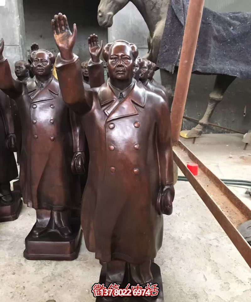 景區(qū)戶(hù)外園林銅揮手的偉人毛澤東雕塑 景區(qū)戶(hù)外園林銅揮手的偉人毛澤東雕塑