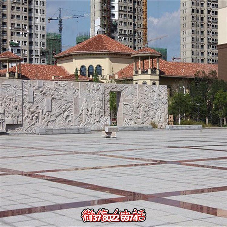 庭院浮雕大理石石雕園林景觀(guān)影壁壁畫(huà)雕塑
