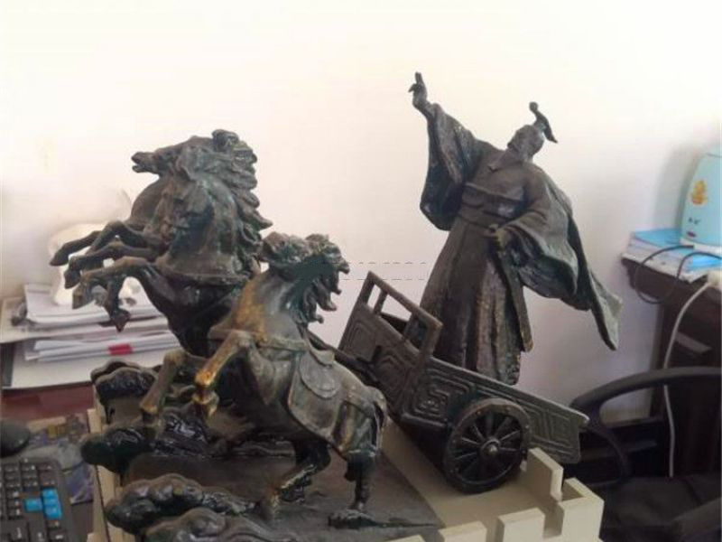 鍛銅齊桓公雕像 鍛銅齊桓公雕像